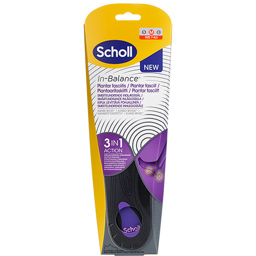 Scholl Med Insoles Plantar Fasciitis (M) (1 sæt)