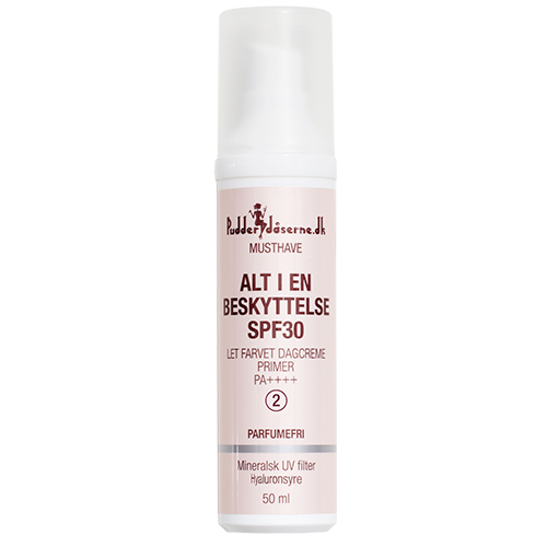 Pudderdåserne Alt-I-En Beskyttelse 002 SPF 30 (50 ml)