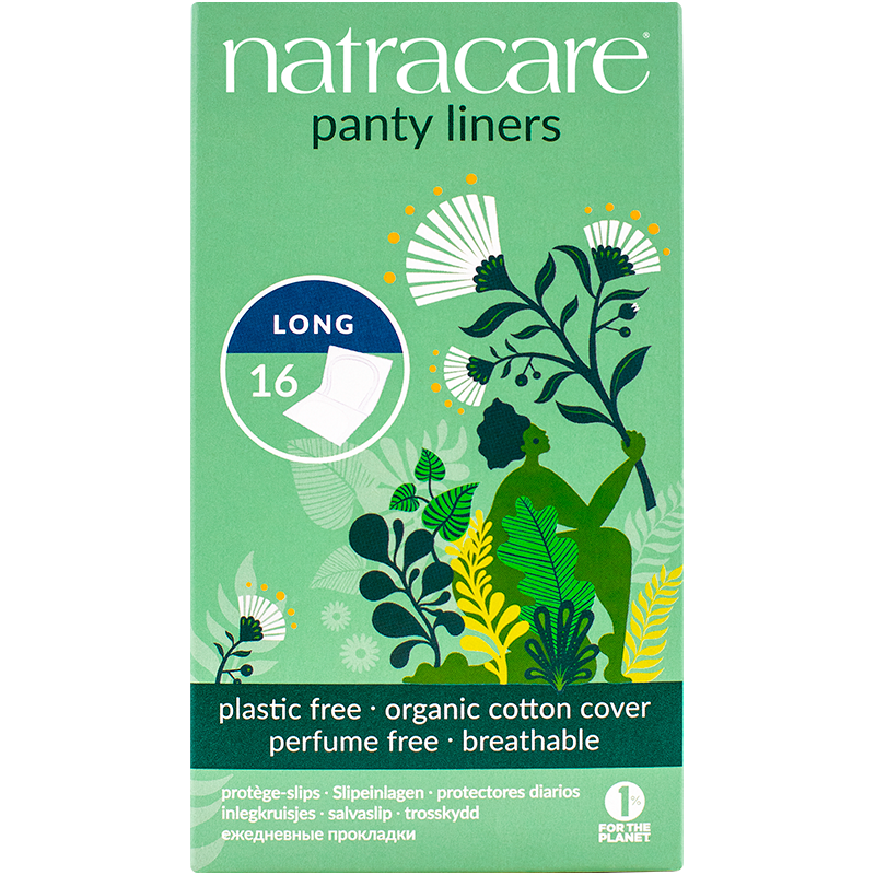 NatraCare Trusseindlæg Panty Liner Long (16 stk)