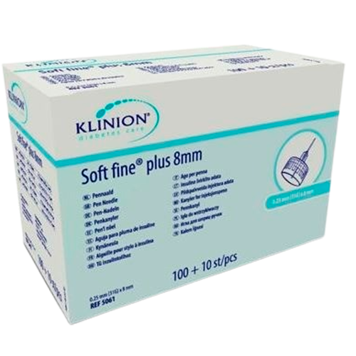 Klinion Soft Fine Plus Penkanyle (8 x 0,25 mm) (110 stk)