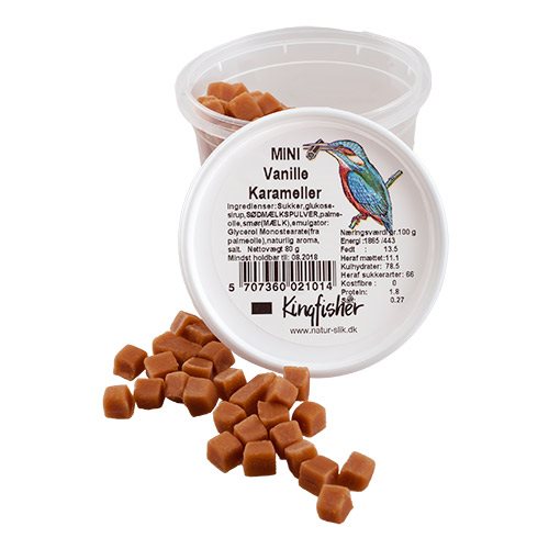 Kingfisher Vanilje Karameller Mini (70 g)