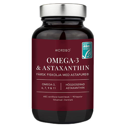 Nordbo Vegan Omega-3 & Astaxanthin (90 kaps)