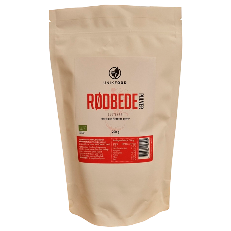 Unik Food Rødbede Pulver Ø (200 g)
