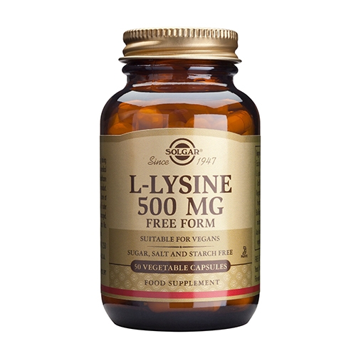 Solgar L-Lysin Aminosyre 500 mg - 50 kaps.