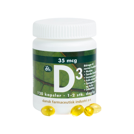 D3-vitamin 35 mcg - 120 kaps.