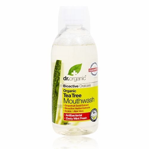 Dr. Organic Tea Tree Mundskyl - 500 ml