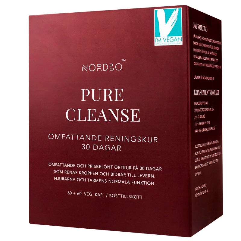 NORDBO Pure Cleanse Vegansk - 2x60 kap.