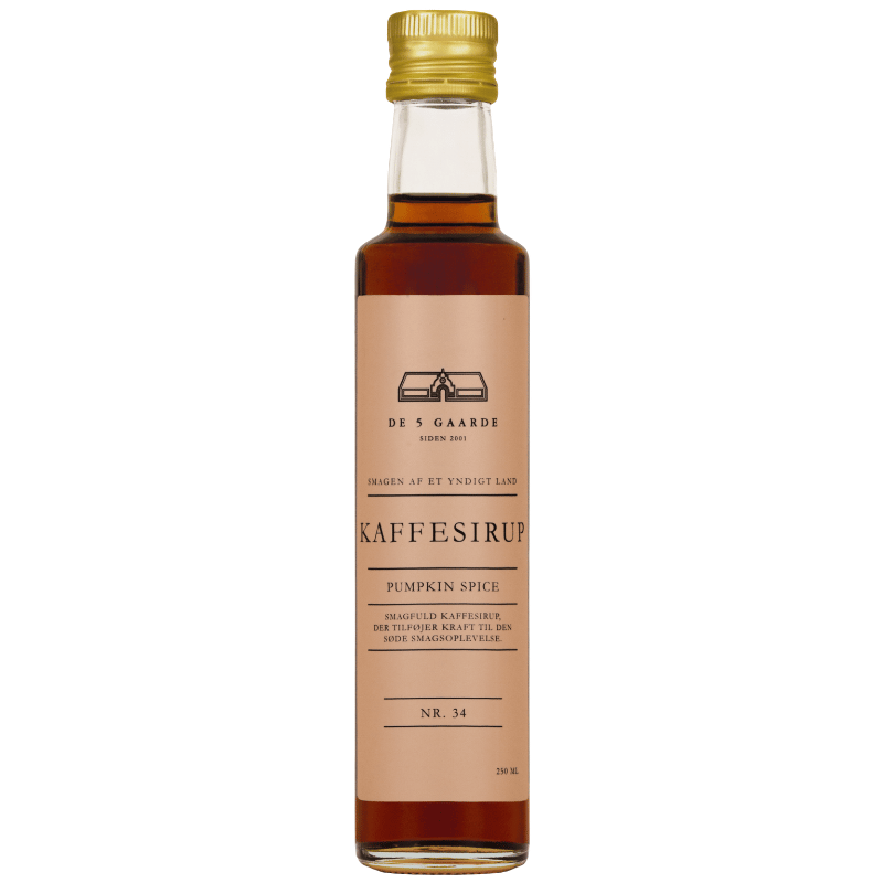 De 5 Gaarde Kaffesirup Pumpkin Spice (250 ml)