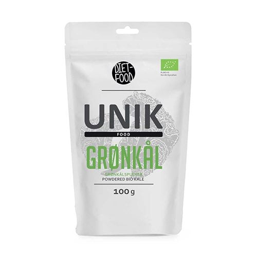 Unik Food Diet-Food Grønkålspulver Ø - 100 g.