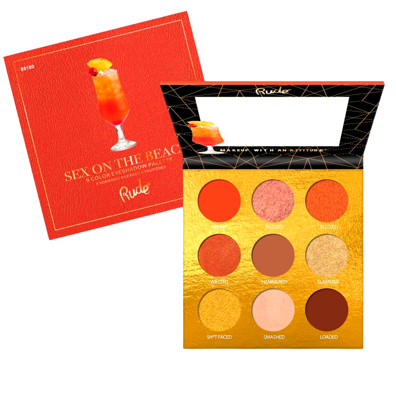 RUDE Cosmetics Cocktail Party 9 Eyeshadow Palette Sex On The Beach (1 stk)