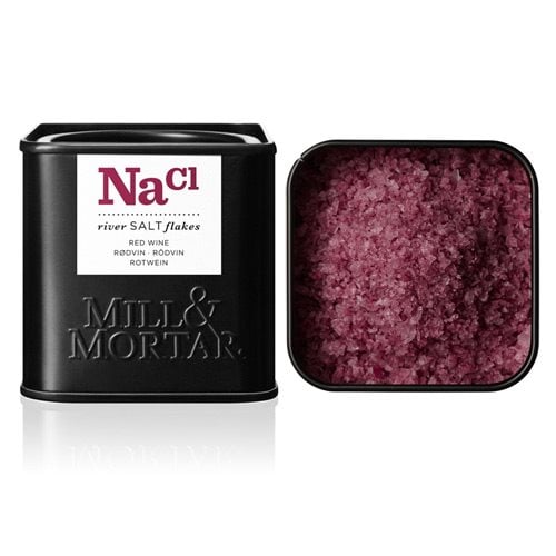 Mill & Mortar Rødvinssalt i flager - 80 g