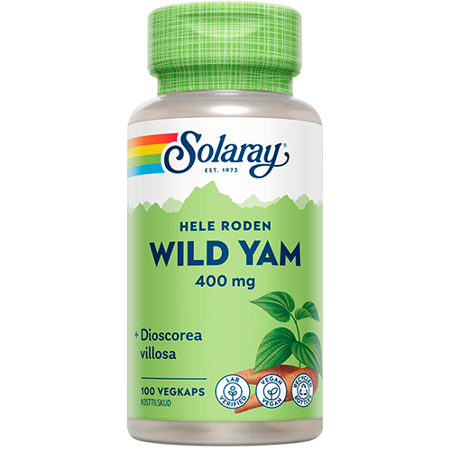 Solaray Wild Yam Root 400 mg - 100 kaps.