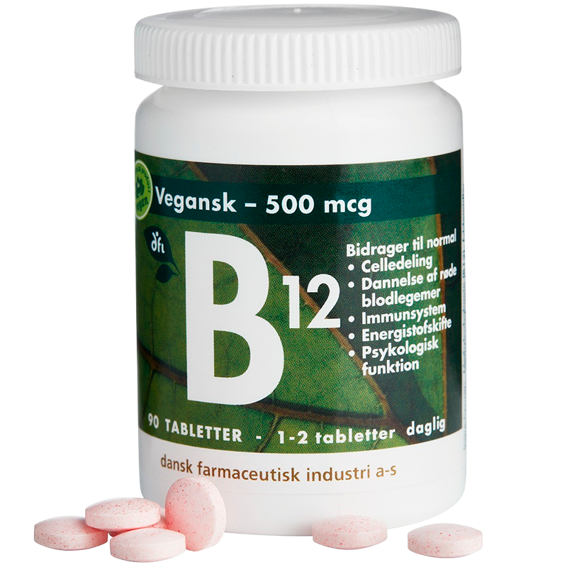 B12 500 mcg - 90 tabs.