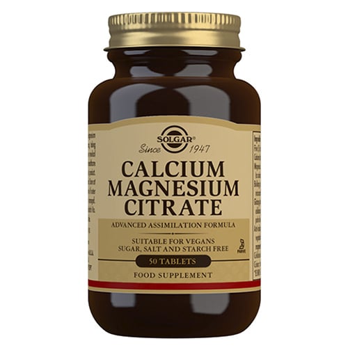 Solgar Calcium Magnesium Citrate - 50 tab.
