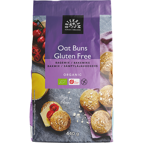 Urtekram Glutenfri Brødmix Havreboller Ø (440 g)