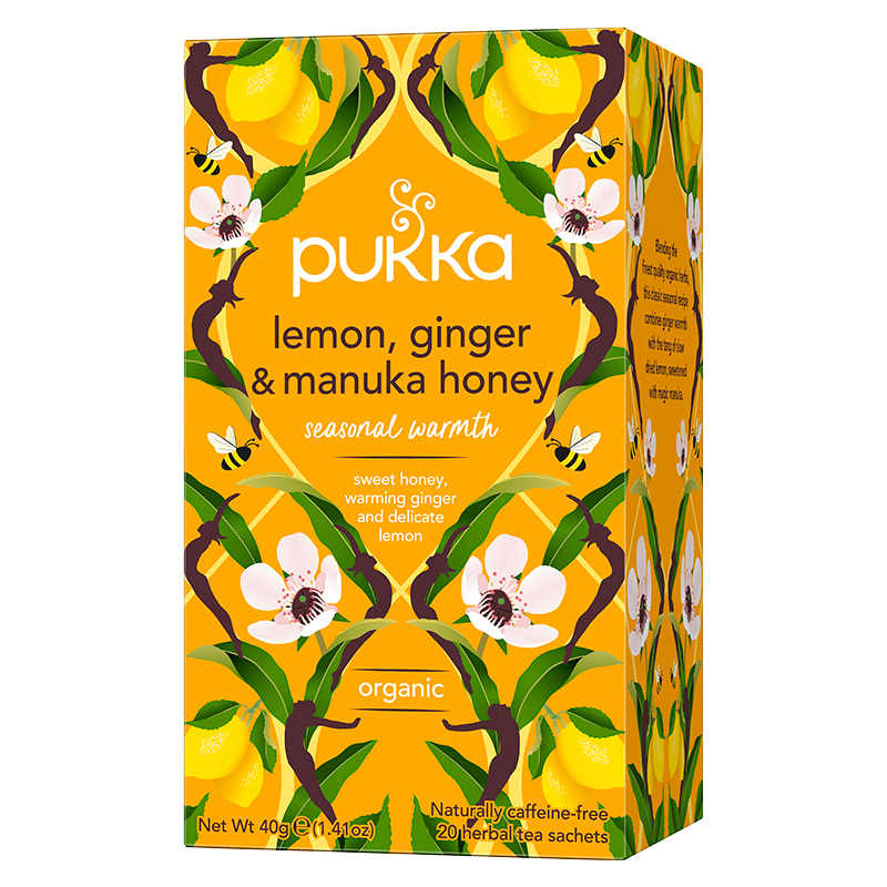 Pukka Lemon, Ginger & Manuka honey Ø - 20 br.