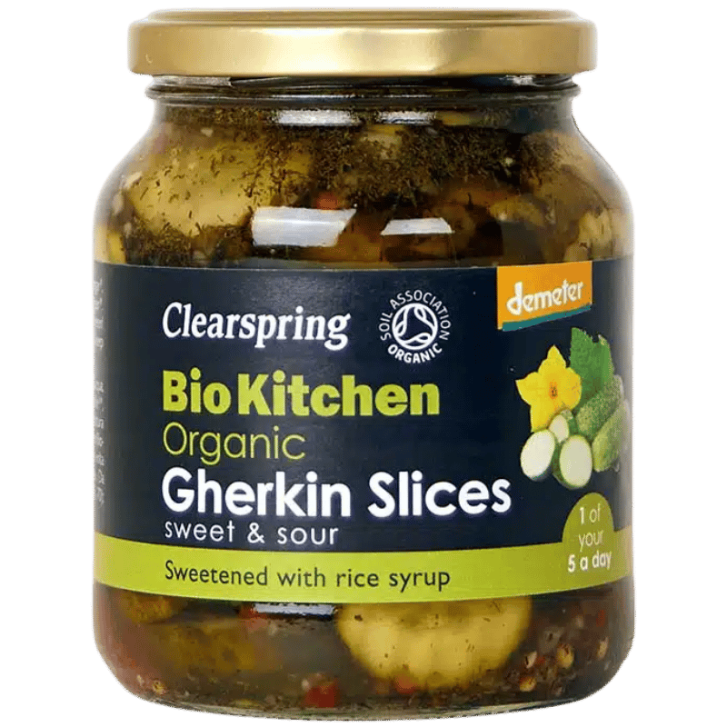 Clearspring Drueagurker I Skiver Biodynamisk Ø (350 g)