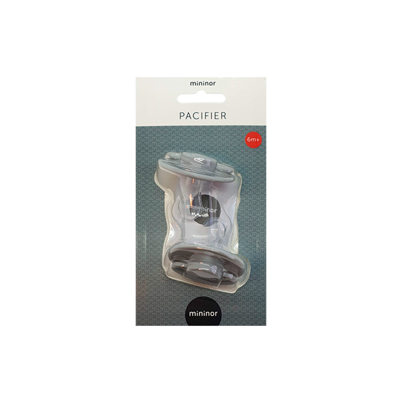 Mininor Silikonesut 6+ Mdr Grå (2 stk)