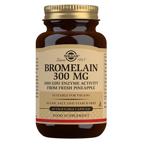 Solgar Bromelain 300mg - 60 kap.