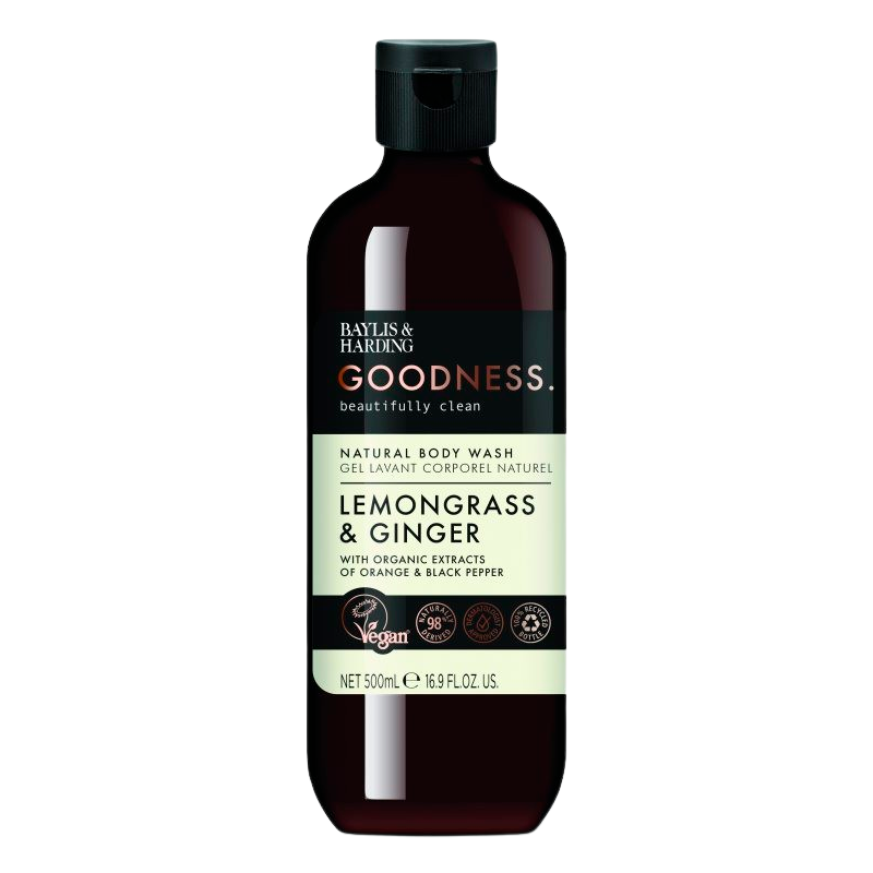 Baylis & Harding Goodness Lemongrass & Ginger Body Wash - 500 ml.