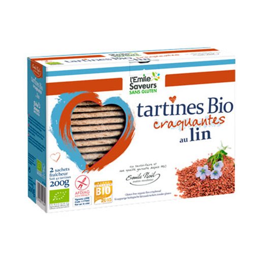 Knækbrød m. hørfrø glutenfri Ø