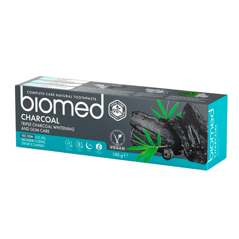 Organic Beauty Biomed Charcoal Triple Cleaning - 100 g.