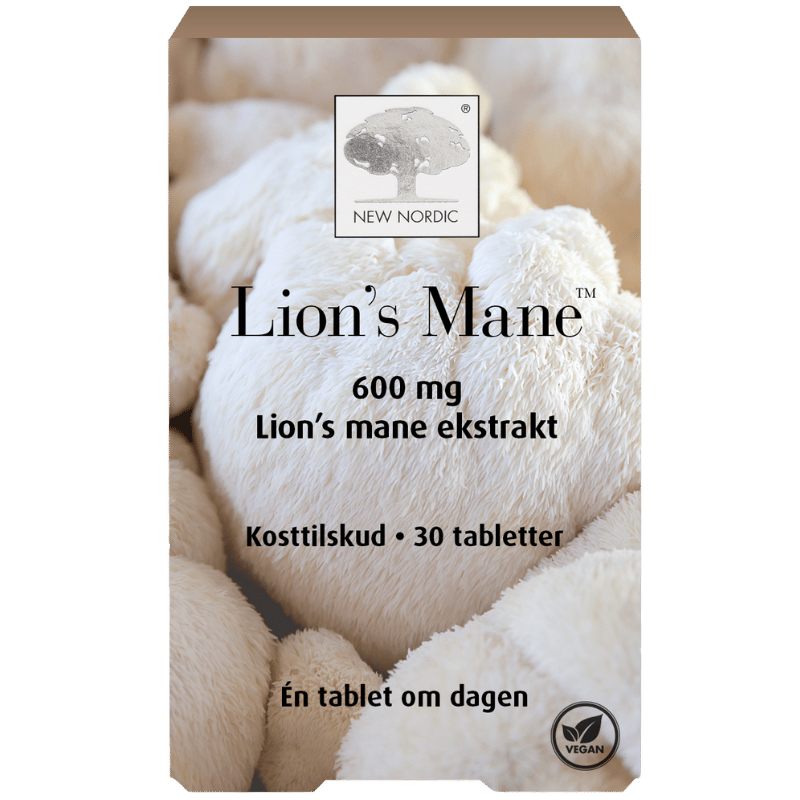 New Nordic Lion's mane 600 mg (30 tabl)