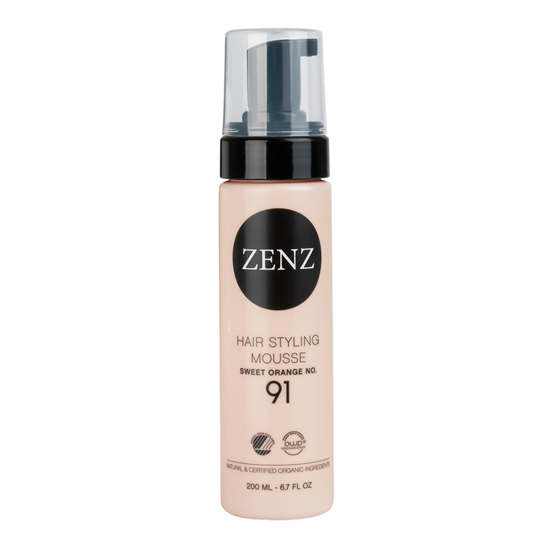 Zenz Organic Hair Styling Mousse No.91 Pure ORANGE - 200 ml.
