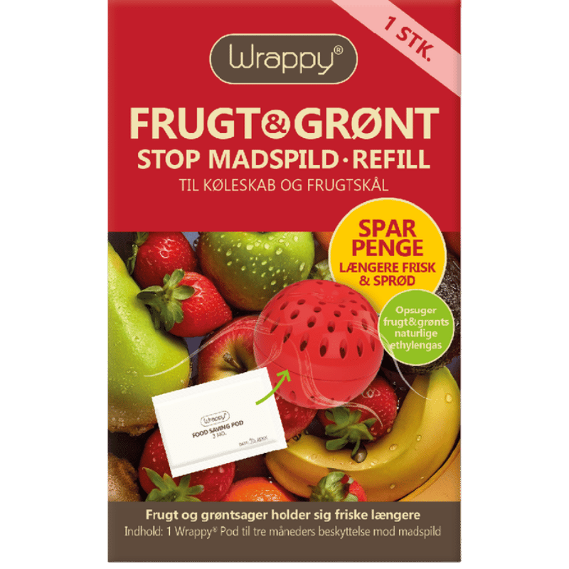 Wrappy Pods Refill Til 3 Måneder (1 stk)