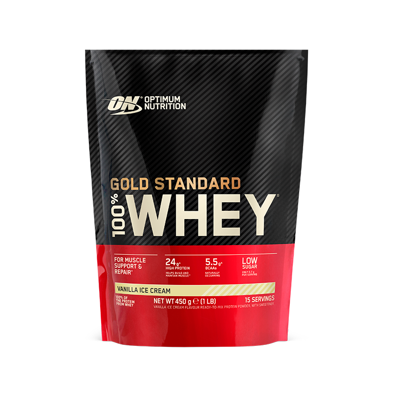 Optimum Nutrition Gold Standard 100% Whey Vanilla Ice Cream (450 g)