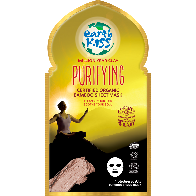 Earth Kiss Million Year Purifying Bamboo Sheet Mask (1 stk)