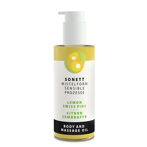 Sonett Krops & Massageolie Citron/ Cembrafyr - 145 ml.