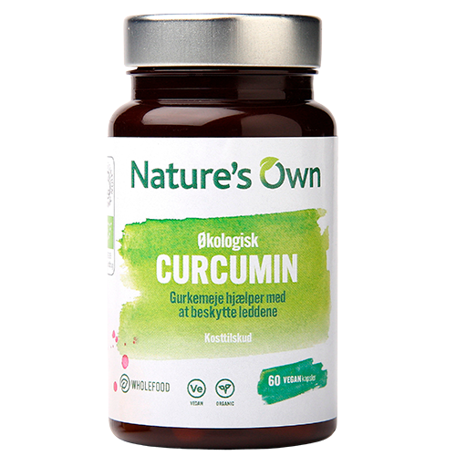 Natures Own Økologisk Curcumin (60 kaps)