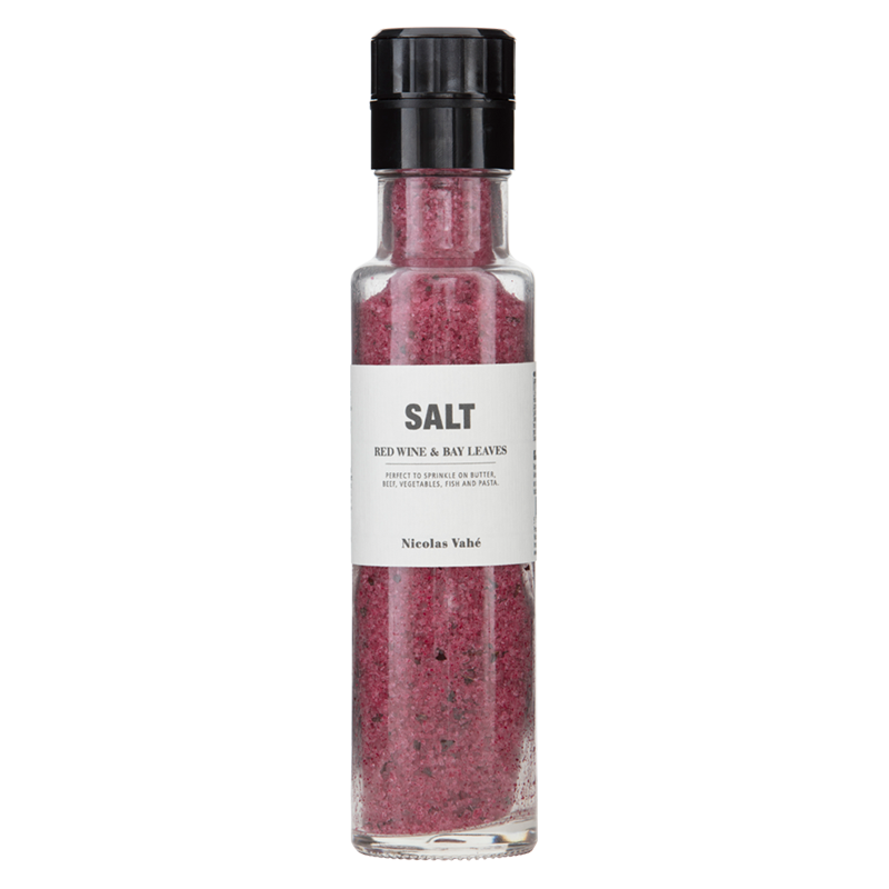 Nicolas Vahé Salt, Redwine & Bay Leaves (340 g)