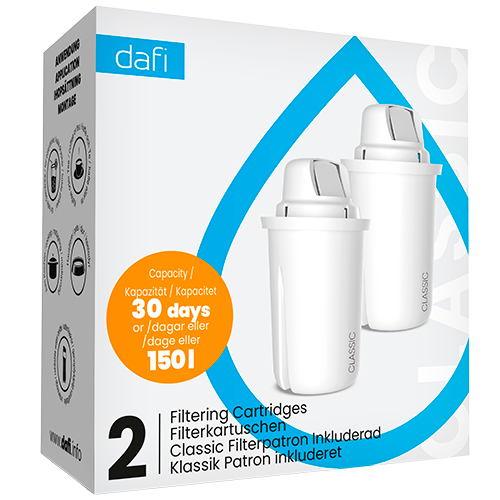 Filterpatroner 2-pack Dafi 1 Stk