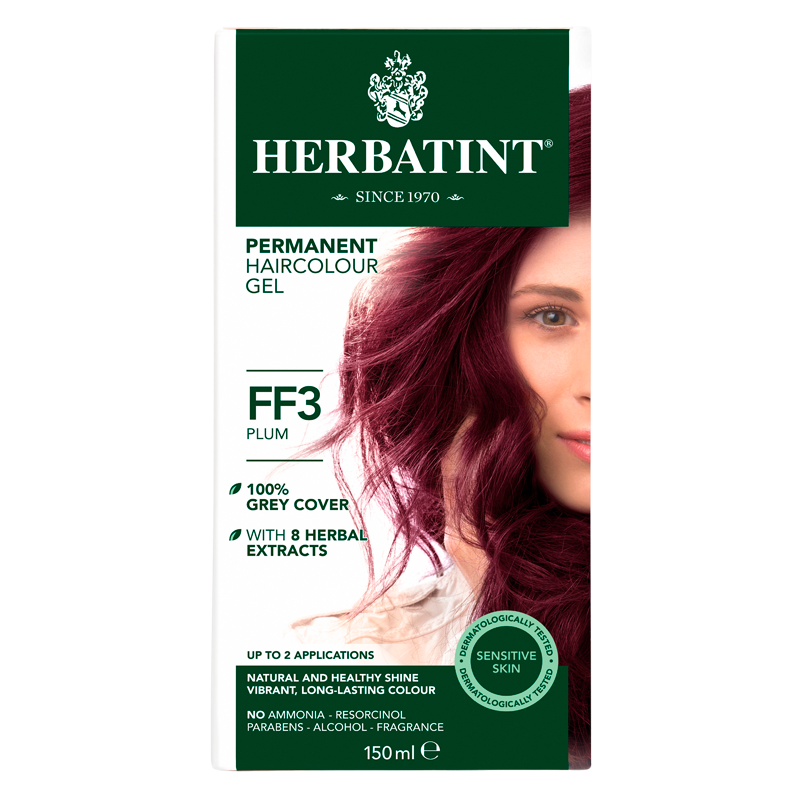 Herbatint FF 3 hårfarve Plum - 135 ml.