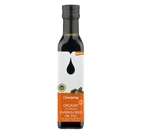 Clearspring Græskarkerne Olie Ristet Ø - 250 ml.