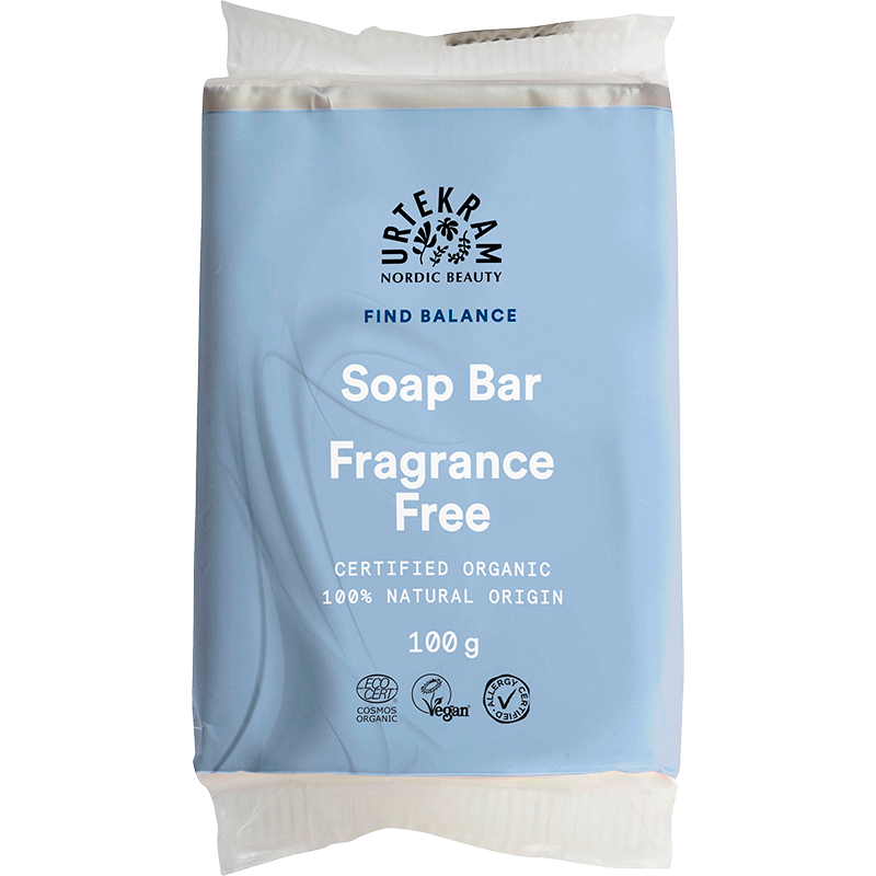 Urtekram Fragrance Free Sæbebar (100 g)