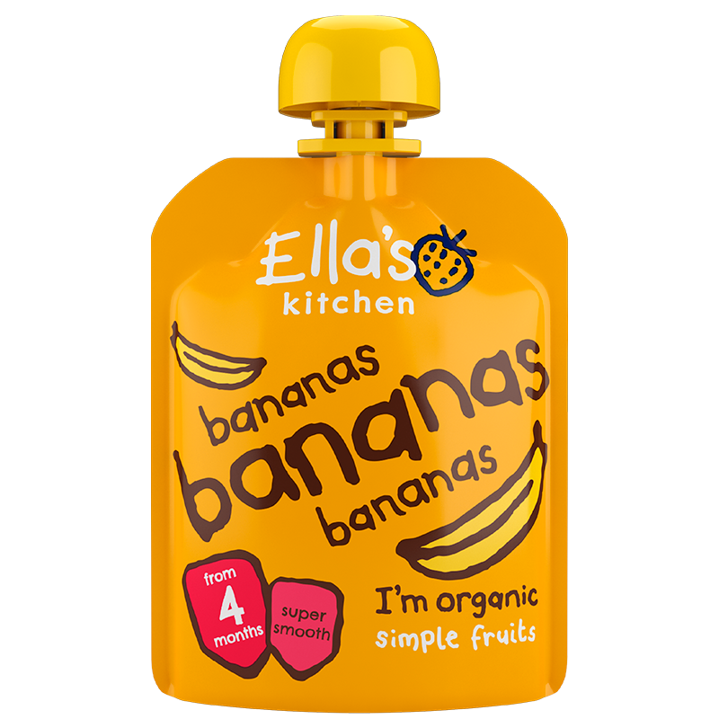 Ellas Kitchen Babymos Banan Ø 4 Mdr - 70 gr