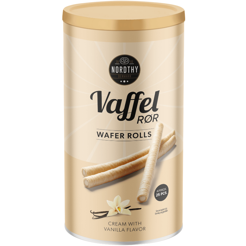Nordthy Vaffelrør Vanilje (250 g)