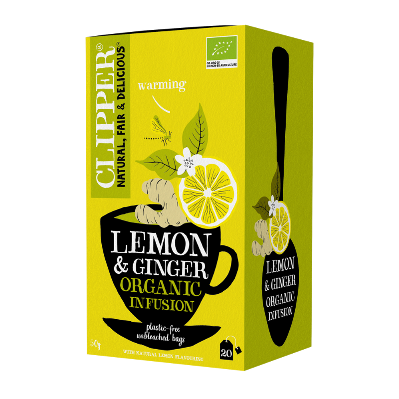 Clipper Citron & Ingefær Te Ø - 1 pk.