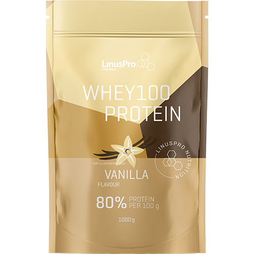LinusPro Nutrition PURE WHEY100 - Vanilje (1 kg)
