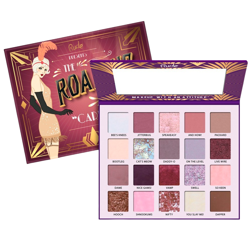 RUDE Cosmetics The Roaring 20s 20 Eyeshadow Palette Carefree (1 stk)