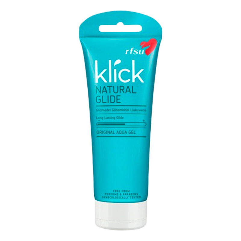 RFSU Klick Natural Glide Vandbaseret Glidecreme (100 ml)