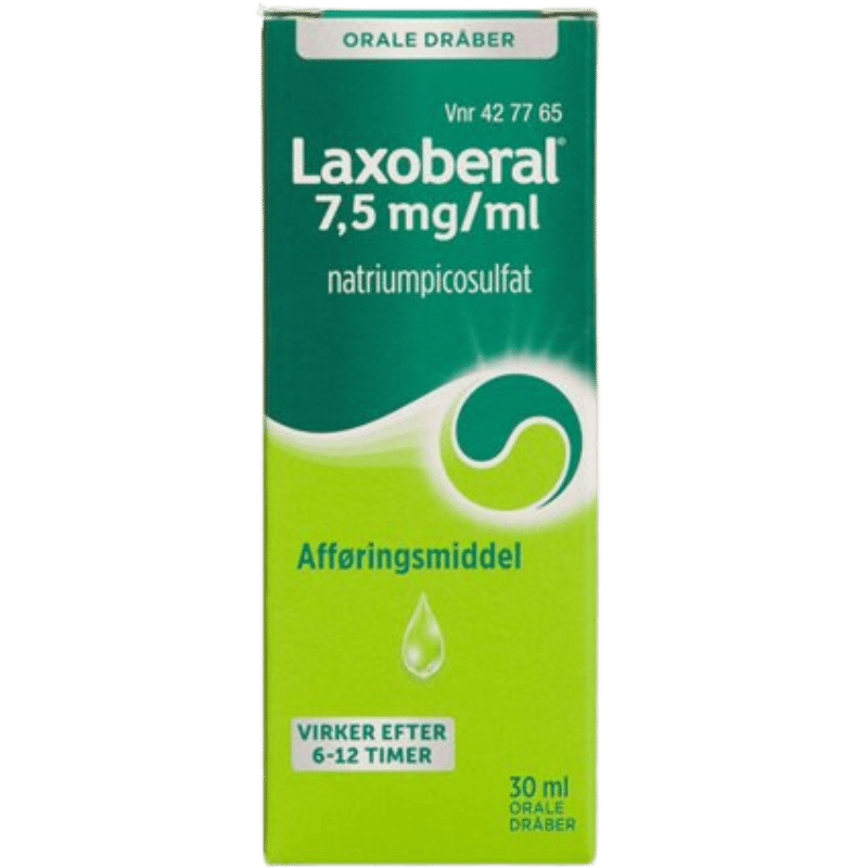 Laxoberal Oral Dråber 7,5 mg - 30 ml.