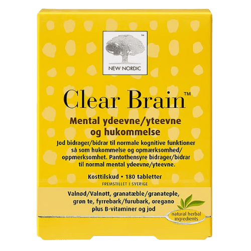 New Nordic Clear Brain - 180 tabs.