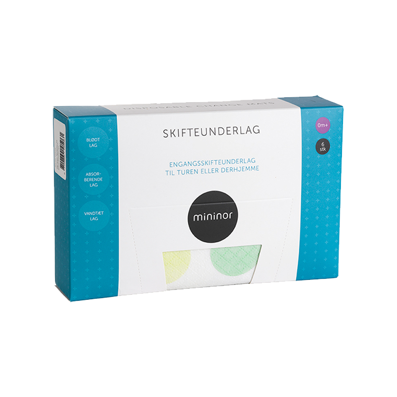 Mininor Skifteunderlag (6 stk)