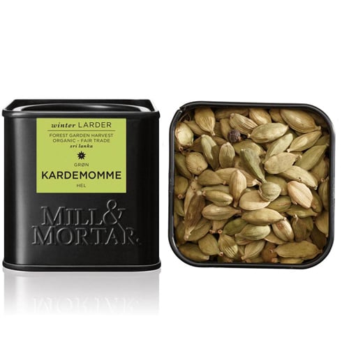 Mill og Mortar Økologisk Hel Kardemomme - 25 g.