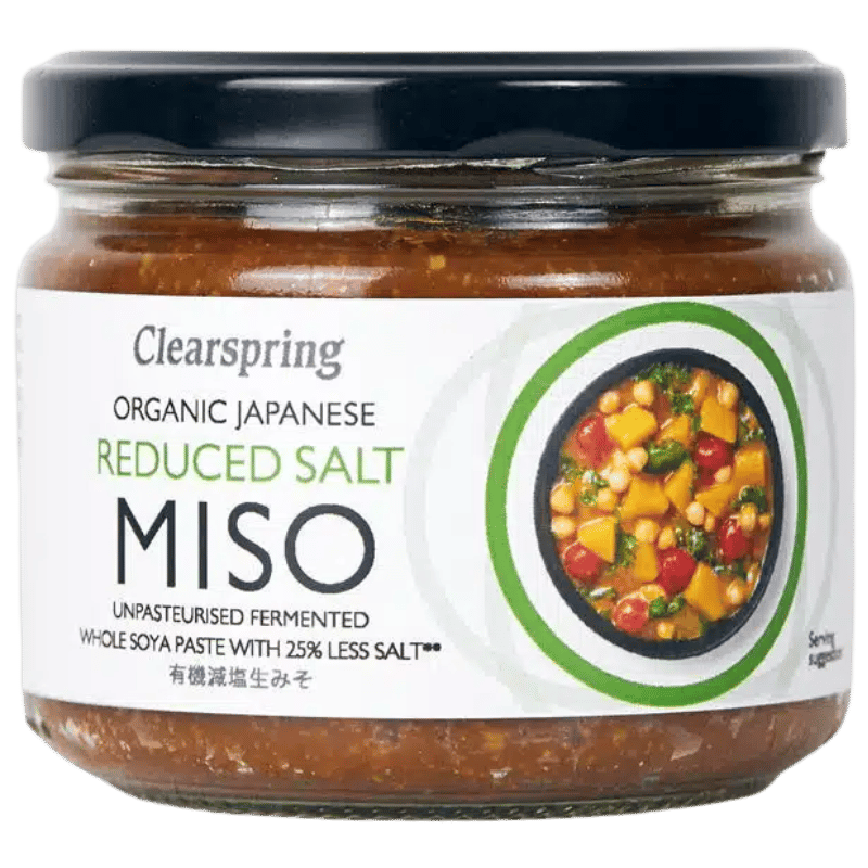 Clearspring Miso Brown Rice Upasteuriseret Reduceret Salt Ø (270 g)