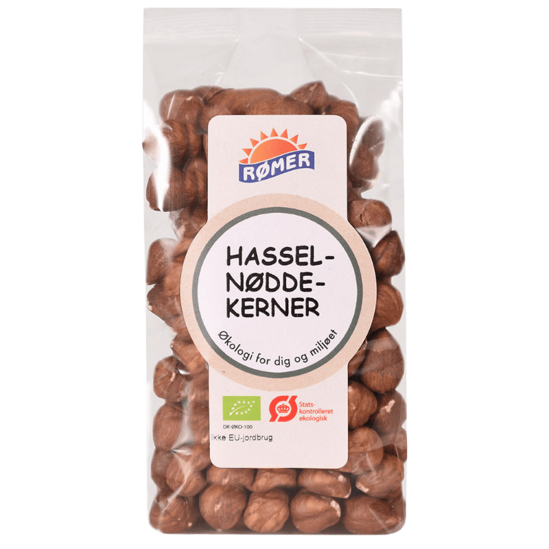 Rømer Hasselnødder Ø - 200 g.